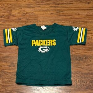 Green Bay Packers Kids Mesh Shirt - Green